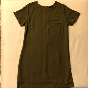 Olivaceous Olive Green Dress (short) M